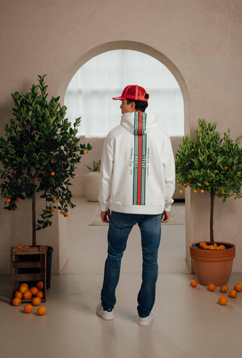 WHITE HOODIE