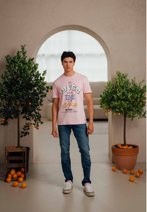 PINK SHORT SLEEVE TSHIRT