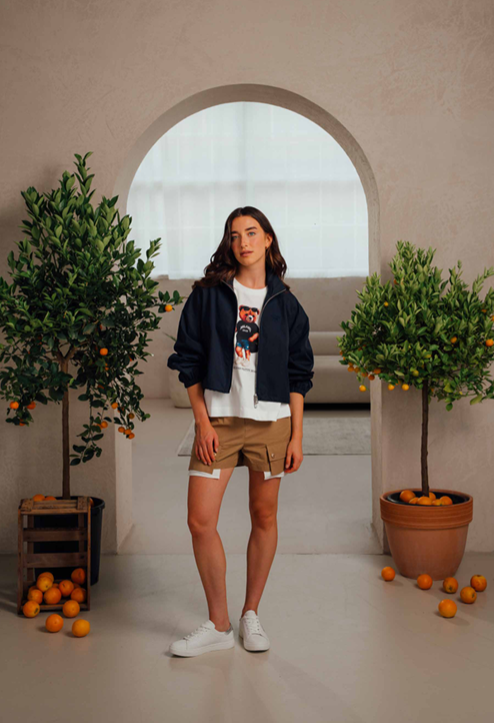 JACKET, TSHIRT AND SHORT